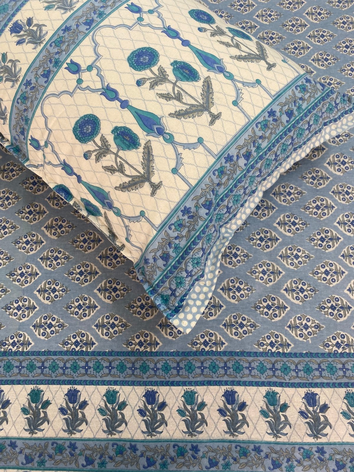 Traditional Bed Linen Bedcovers Dohar Rajasthani Cotton Jaipuri Razai ...